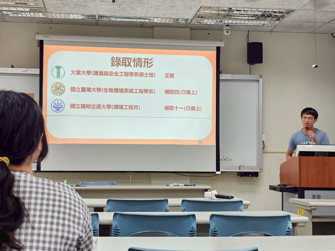 114年5月22日演講主題：職涯培力計畫參與暨研究所申請經驗分享會 第1張
